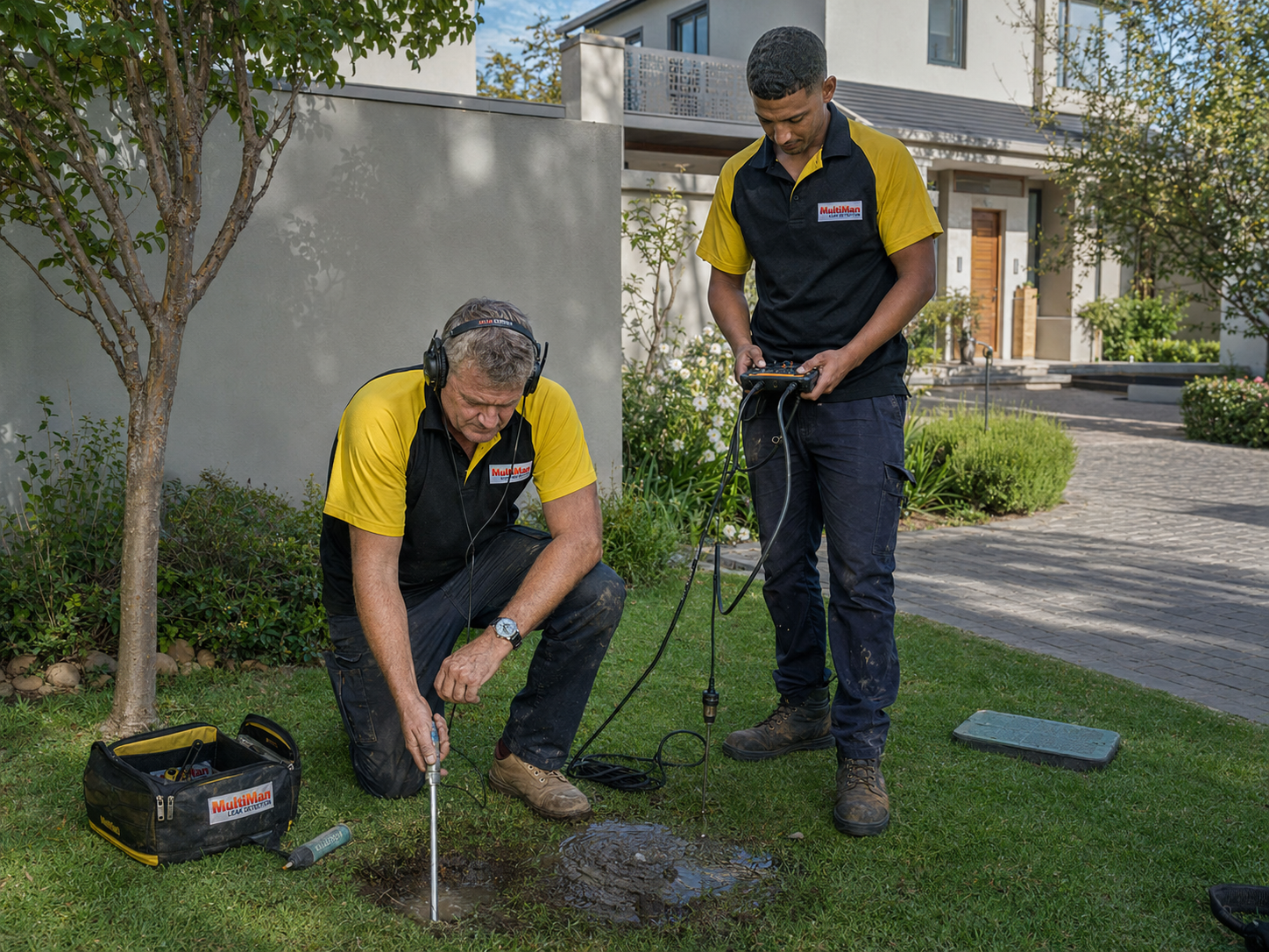 MultiMan leak detection services in the Helderberg